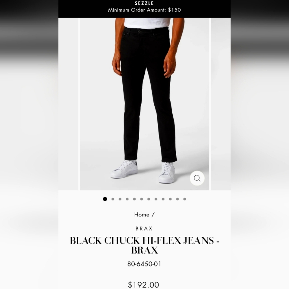 Brax Black Hi-Flex Jeans